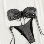 Damen Bandeau-Bikini-Set mit eleganter Raffinesse R&B