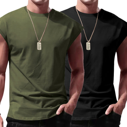 Herren ärmelloses T-Shirt Set R&B