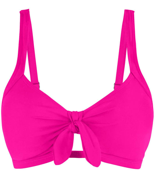 Damen Sportliches Bikinioberteil mit modischem Knotendetail R&B