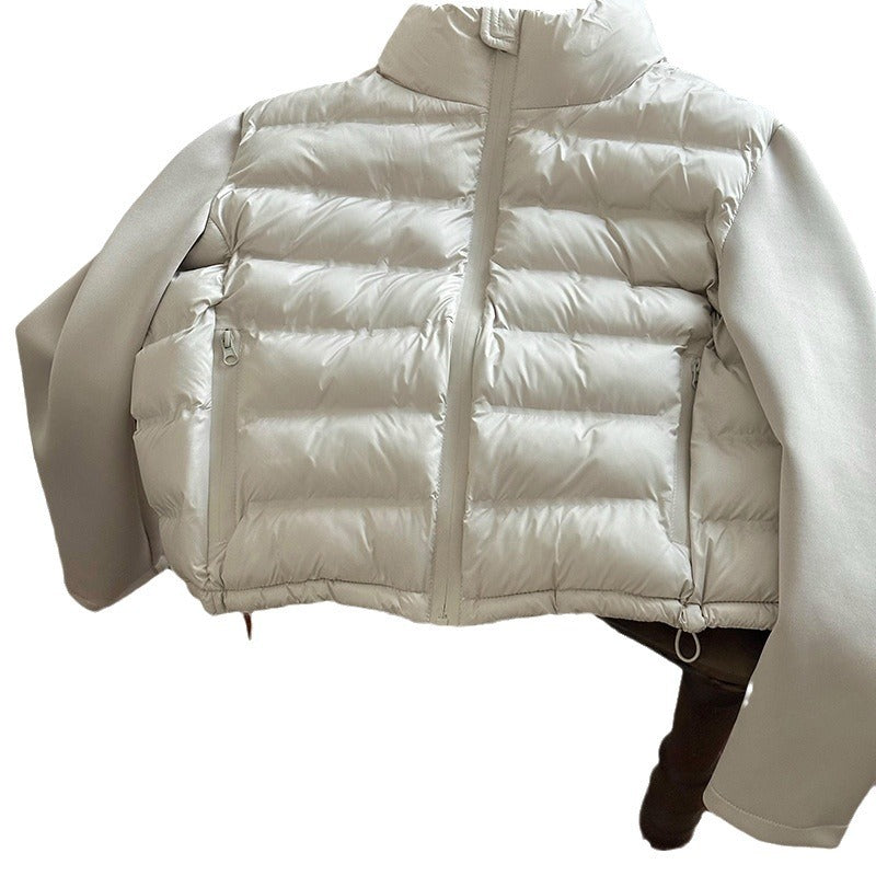 Damen Funktionale Pufferjacke mit Taschen und hohem Kragen R&B
