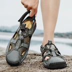 Damen Atmungsaktive Freizeitsandalen mit rutschfester Sohle und verstellbarem Riemen R&B
