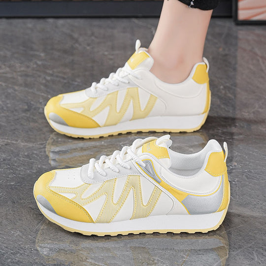 Damen Sportliche Fitness Sneakers mit atmungsaktivem Obermaterial und griffiger Laufsohle R&B