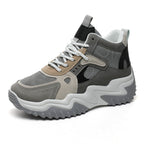 Damen sportliche High-Top Sneakers mit starkem Dämpfungssystem und strapazierfähigem Obermaterial R&B