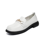 Damen Elegante Mokassins mit modischem Kettendetail  1776166209