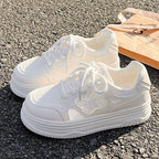 Damen Sportliche Sneaker mit luftdurchlässigem Obermaterial und stabiler Plateausohle R&B