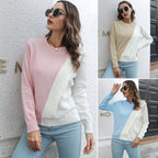 Damen modischer Pullover mit strukturiertem Design R&B
