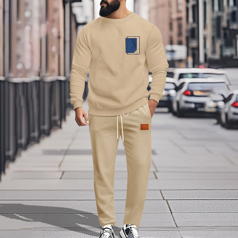 Herren Bequemer Freizeitanzug mit modischem Design und praktischen Taschen R&B