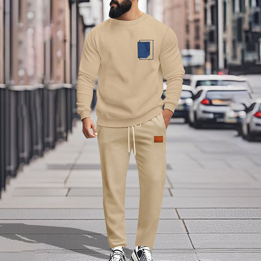 Herren Bequemer Freizeitanzug mit modischem Design und praktischen Taschen R&B