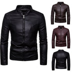 Herren Lederjacke modern geschnitten