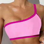 Damen asymmetrisches Bikini-Set