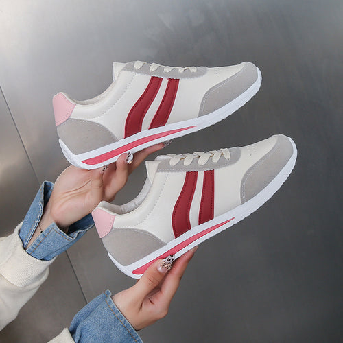 Damen Sportliche Freizeitsneakers mit atmungsaktiver Oberflächenstruktur und rutschfester Sohle R&B