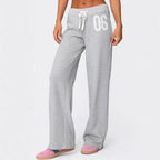 Damen weit geschnittene Freizeithose mit Tunnelzug R&B