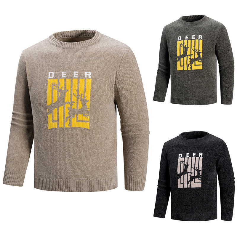 Herren Pullover mit einzigartigem Tiermotiv und hohem Tragekomfort