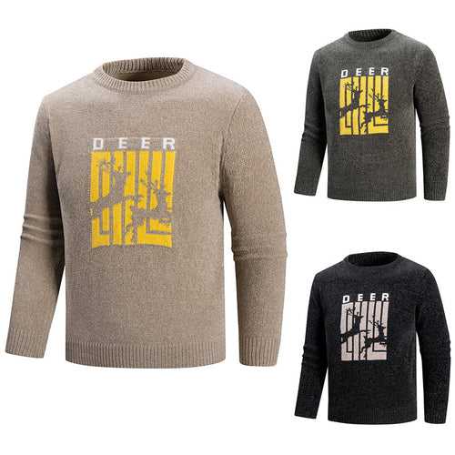 Herren Pullover mit einzigartigem Tiermotiv und hohem Tragekomfort R&B