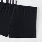Damen Badeanzug mit gestreiftem Design R&B
