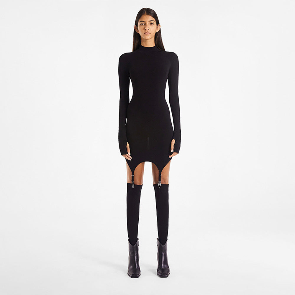 Damen Modisches Abendkleid mit raffinierten Cut-Outs R&B