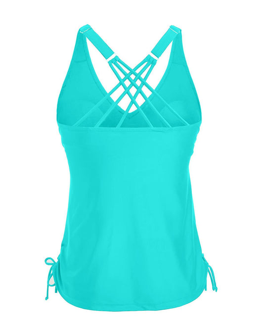 Damen Sportliches Tankini-Oberteil R&B