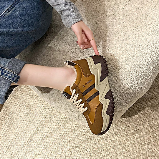 Damen modische Sneakers mit atmungsaktivem Mesh-Obermaterial und dämpfender Laufsohle R&B