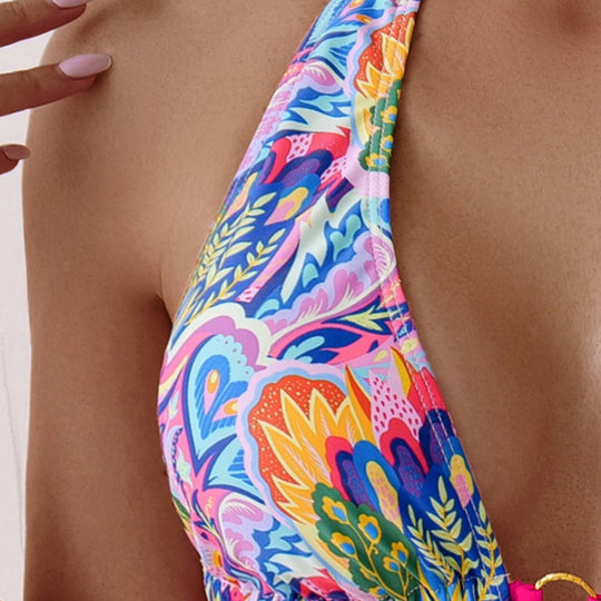 Damen Triangel-Bikini mit modischem Schleifen-Detail R&B