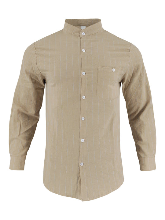 Herren Hemd mit modernem Streifenmuster R&B
