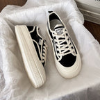 Damen Sneaker mit strapazierfähigem Obermaterial und dicker Laufsohle R&B