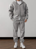 Herren bequeme Freizeitjacke mit passender Jogginghose