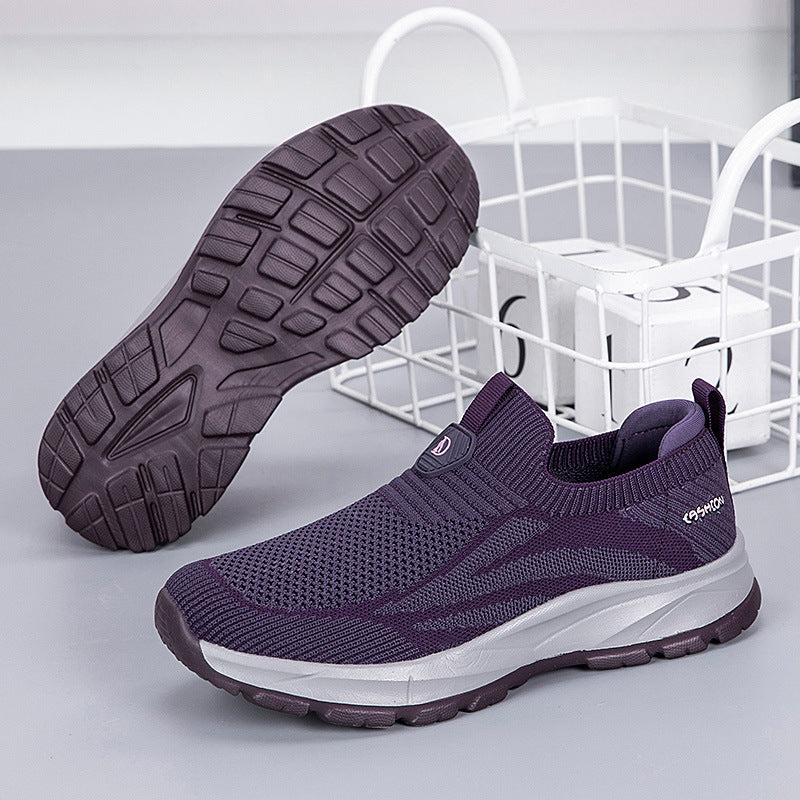 Damen Atmungsaktive Slip-On Sneakers mit flexibel dämpfender Sohle R&B
