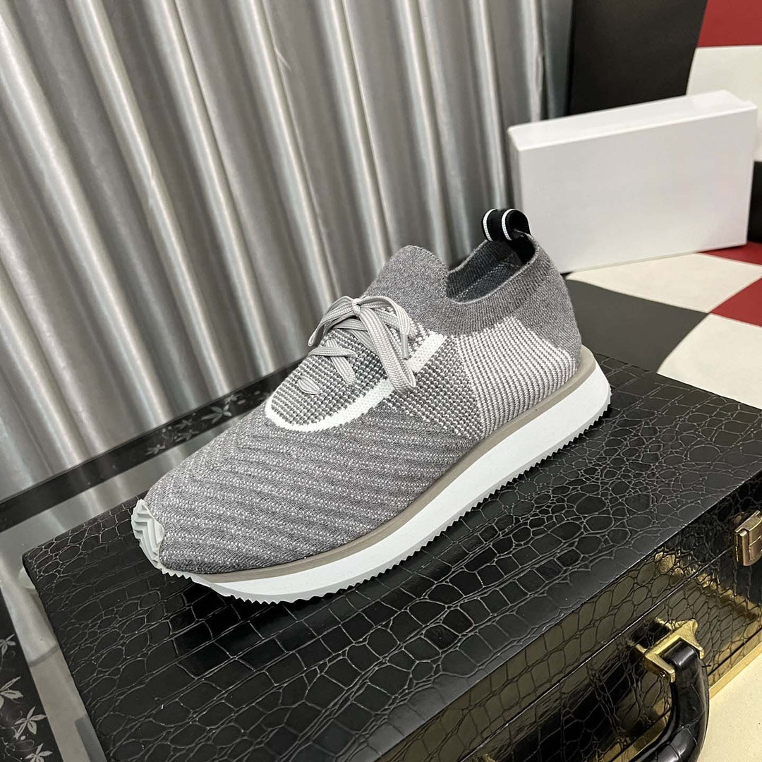 Damen Sportliche Lifestyle Sneakers mit atmungsaktiver Strickoberfläche R&B