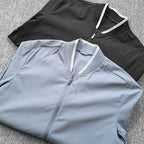 Herren Steppjacke mit Kontrastkragen Hedi-Mode