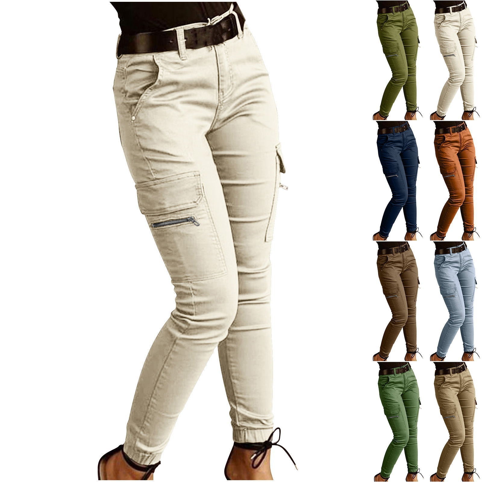Damen Cargo-Hose mit praktischen Taschen und modernem Schnitt R&B