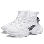 Damen Sportliche High-Top Sneakers mit innovativem Design und rutschfester Sohle R&B