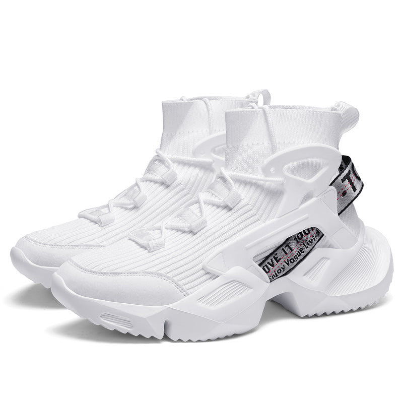 Damen Sportliche High-Top Sneakers mit innovativem Design und rutschfester Sohle R&B
