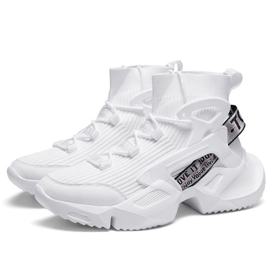 Damen Sportliche High-Top Sneakers mit innovativem Design und rutschfester Sohle R&B