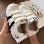 Damen Kindersportschuhe mit verstellbaren Klettverschlüssen und verspieltem Design R&B