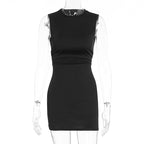 Damen Figurbetontes Minikleid R&B