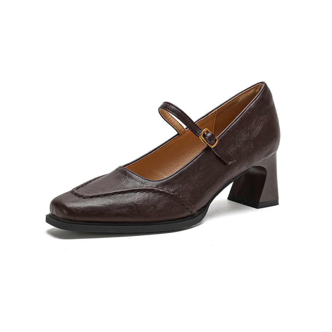 Damen elegante Pumps mit verstellbarem Riemen R&B