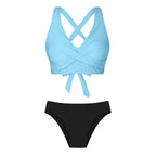 Damen Zweiteiliger Badeanzug mit floralem Design R&B