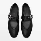 Damen Ballerinas mit verstellbarem Riemendesign und elegantem Schnallenakzent R&B