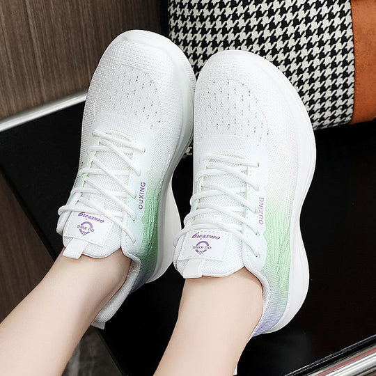 Damen Sportliche Sneakers mit atmungsaktiver Obermaterialstruktur und dämpfendem Laufprofil R&B