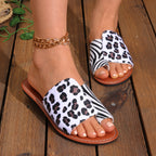 Damen Freizeitschuhe mit modischem Tiermuster und bequemem Fußbett R&B