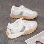 Damen Sportliche Sneakers mit glitzernden Designelementen R&B