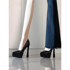 Damen stilvolle High Heel Pumps R&B