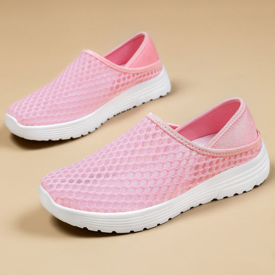 Damen Atmungsaktive Slip-On Sportschuhe mit flexiblem Mesh-Obermaterial R&B
