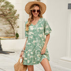 Damen Sommerkleid mit floralen Mustern R&B
