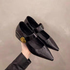 Damen elegante Slingback-Pumps mit dekorativem Riemchen