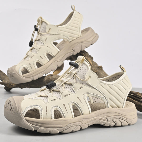 Damen Atmungsaktive Freizeit-Sandalen mit verstellbarem Schnürsystem R&B