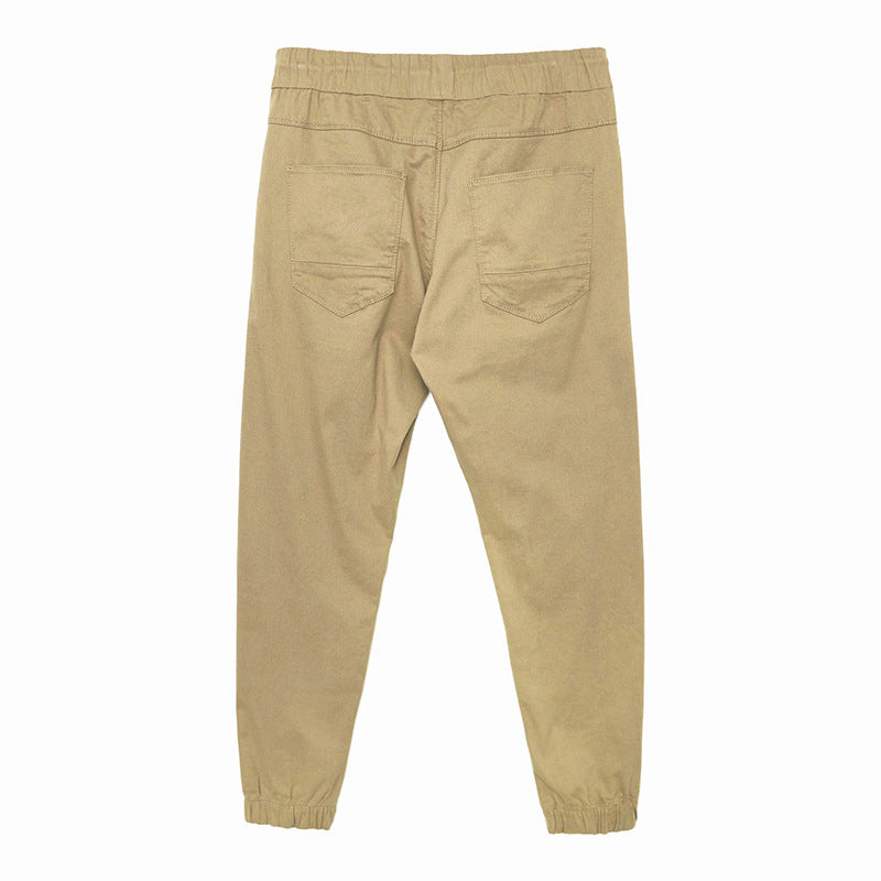 Herren sportliche Freizeithose mit elastischem Bund und praktischen Taschen