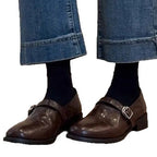 Damen Mokassins mit modischer Schnallenverzierung und eleganter Form