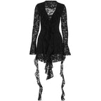 Damen Spitzenkleid mit voluminösen Rüschen R&B