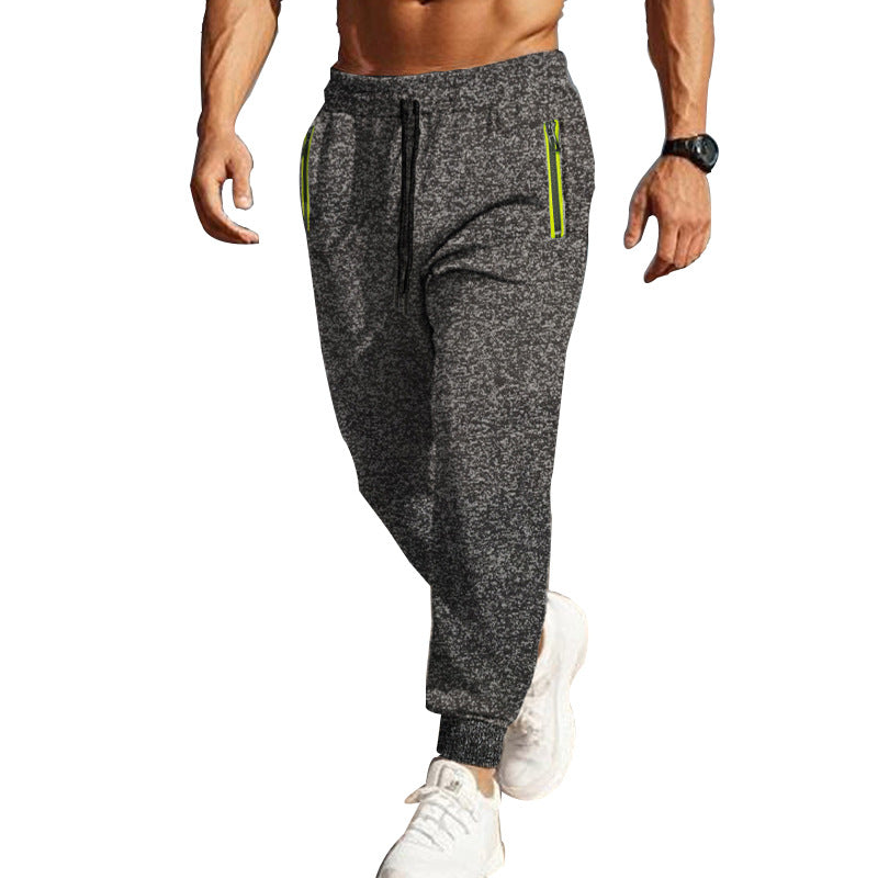 Herren Sportliche Jogginghose mit seitlichen Reißverschlusstaschen R&B